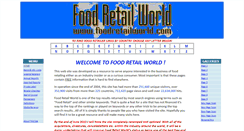 Desktop Screenshot of foodretailworld.com